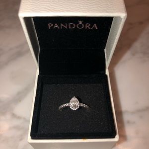 Brand new pandora radiant teardrop ring!!!